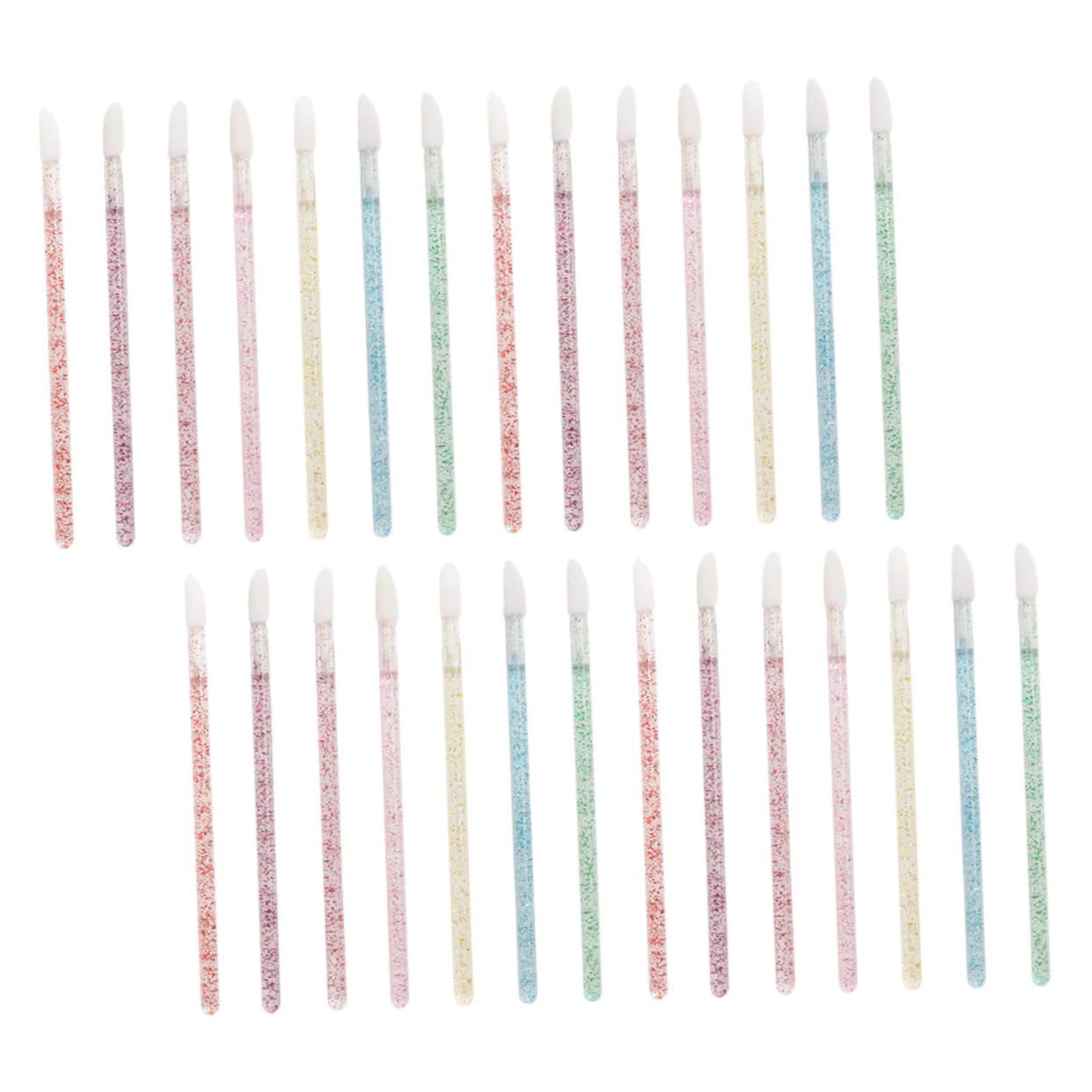 NOLITOY Lipstick Brush Applicator Wands 350pcs Disposable Lip Brushes Makeup Tool Easy to Carry