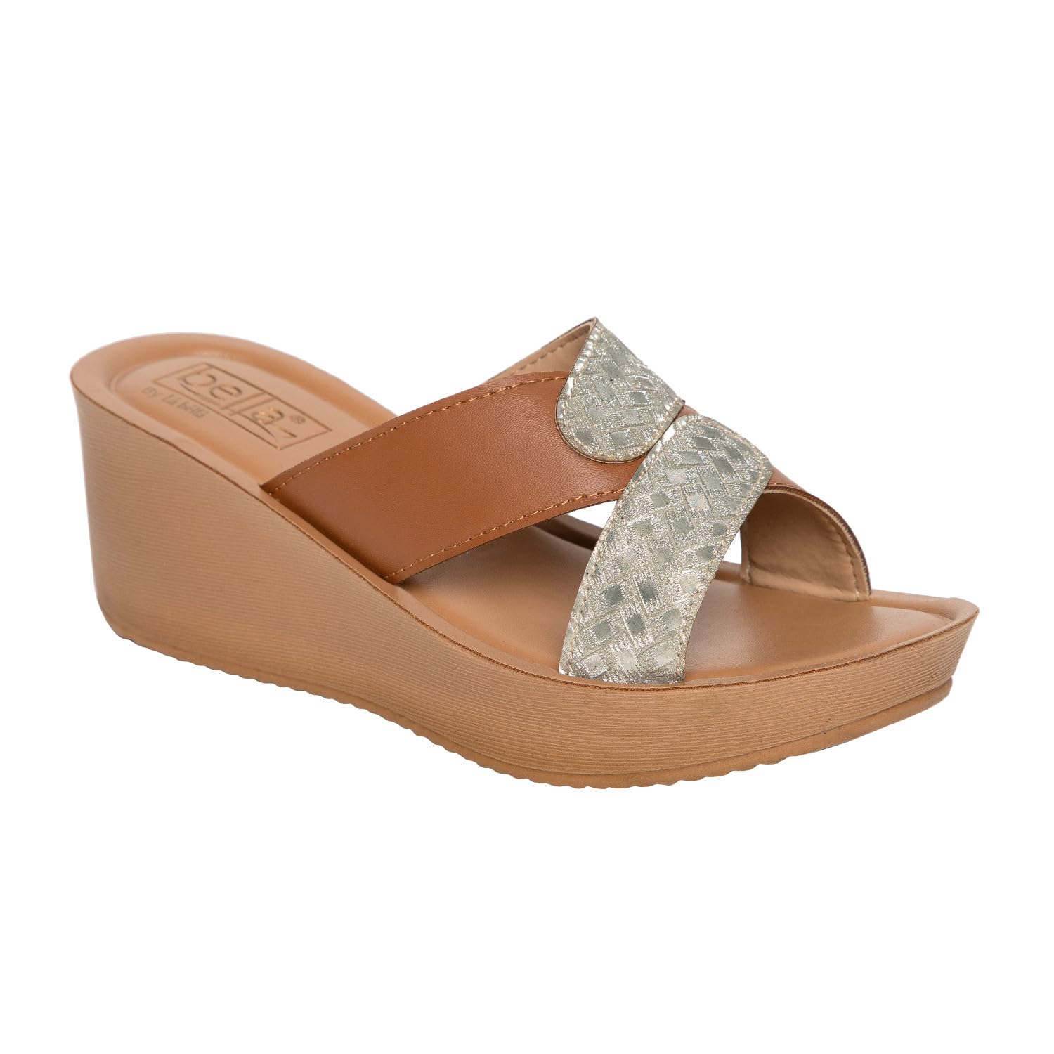 BELLA by Labella Womens Fashion Platform Slip-On Sandal – Comfortable, Lightweight, Slip-Resistant, Breathable – Ideal for Casual and Office Wear KW-HS-24000114Tan4 (B0D1KFY5VB) Amazon Price History, Amazon Price Tracker