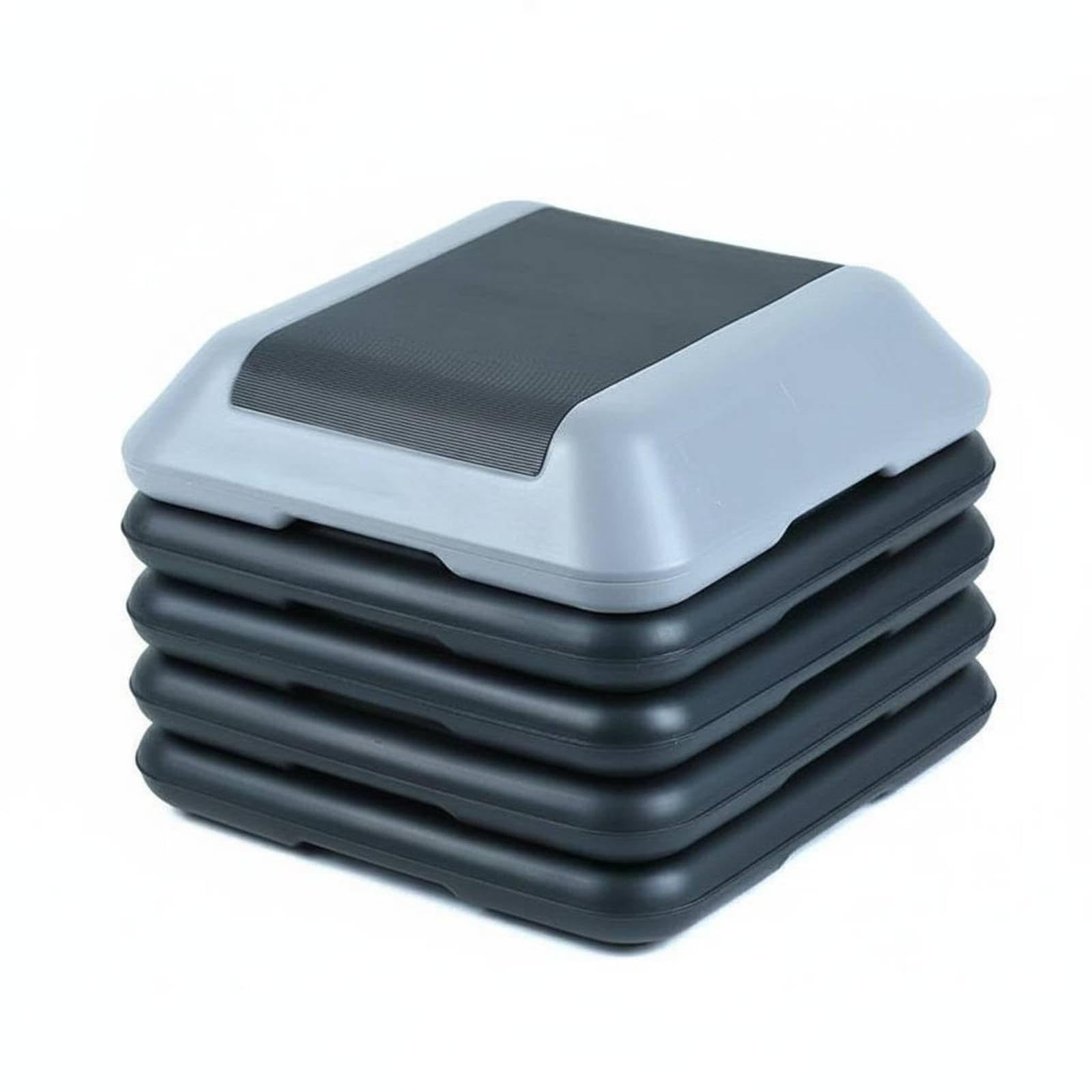 Adjustable Step Board Compact Non-Slip Exercise Step Simple to Store Home Workout Board for Beginners Black Gray|Sporting Goods|Fitness Running & Yoga-image-30