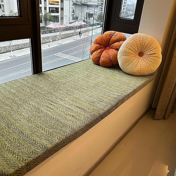 Coussin de banc sur mesure dehoussable et lavable avec mousse haute densite