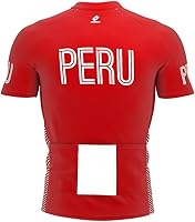 Vista 3 de Peru - Maillot de ciclismo de manga corta con cremallera completa para hombre