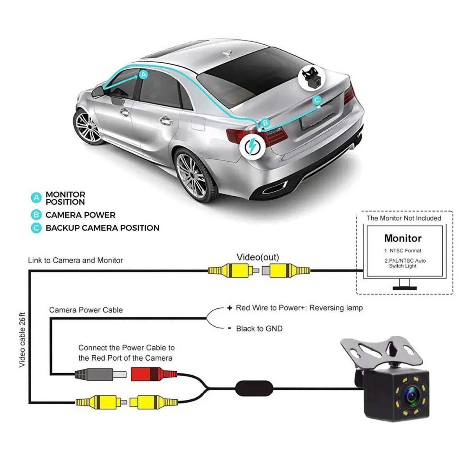 Kamera cofania do VW do golfa dla Passata dla Scirocco do Lamando 2010-2015 HD kamera cofania kamera cofania