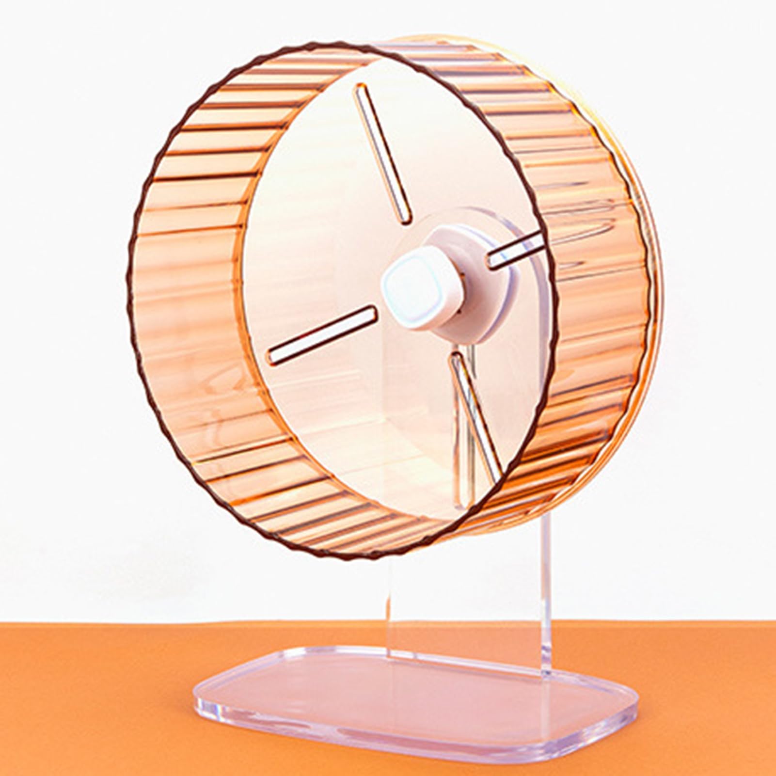 Monnadu Rueda de hámster, ruedas de ejercicio súper silenciosas para hámster, giratoria, fácil de instalar, ruedas de hámster transparente, juguete de ejercicio de hámster pequeño, suministros para