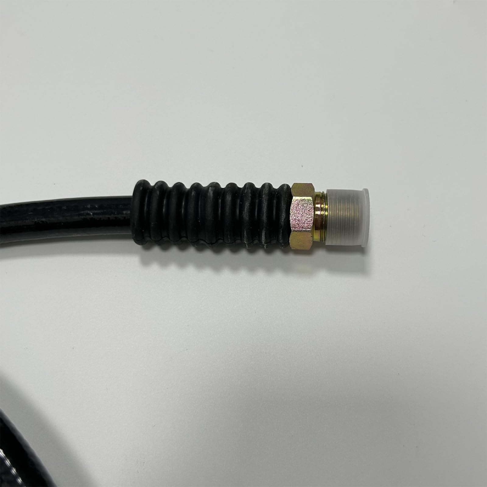 Manguera hidráulica de presión CH604 con acoplador de 3/8 pulgadas, cinta para tubería y tapas de acoplador, reemplazo de conjunto de manguera, hidráulica de compatibilidad