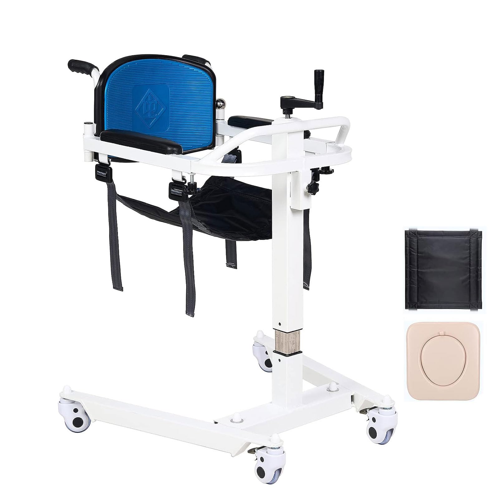 Transfer Wheelchair Telescopic Lift Transfer Wheelchair Home Bed Care Shift Artifact Lift Transfer Machine for Hospital Home Nursing Paralyzed Elderly Patient Lift Machine SIMILAR TO LOT PHOTO