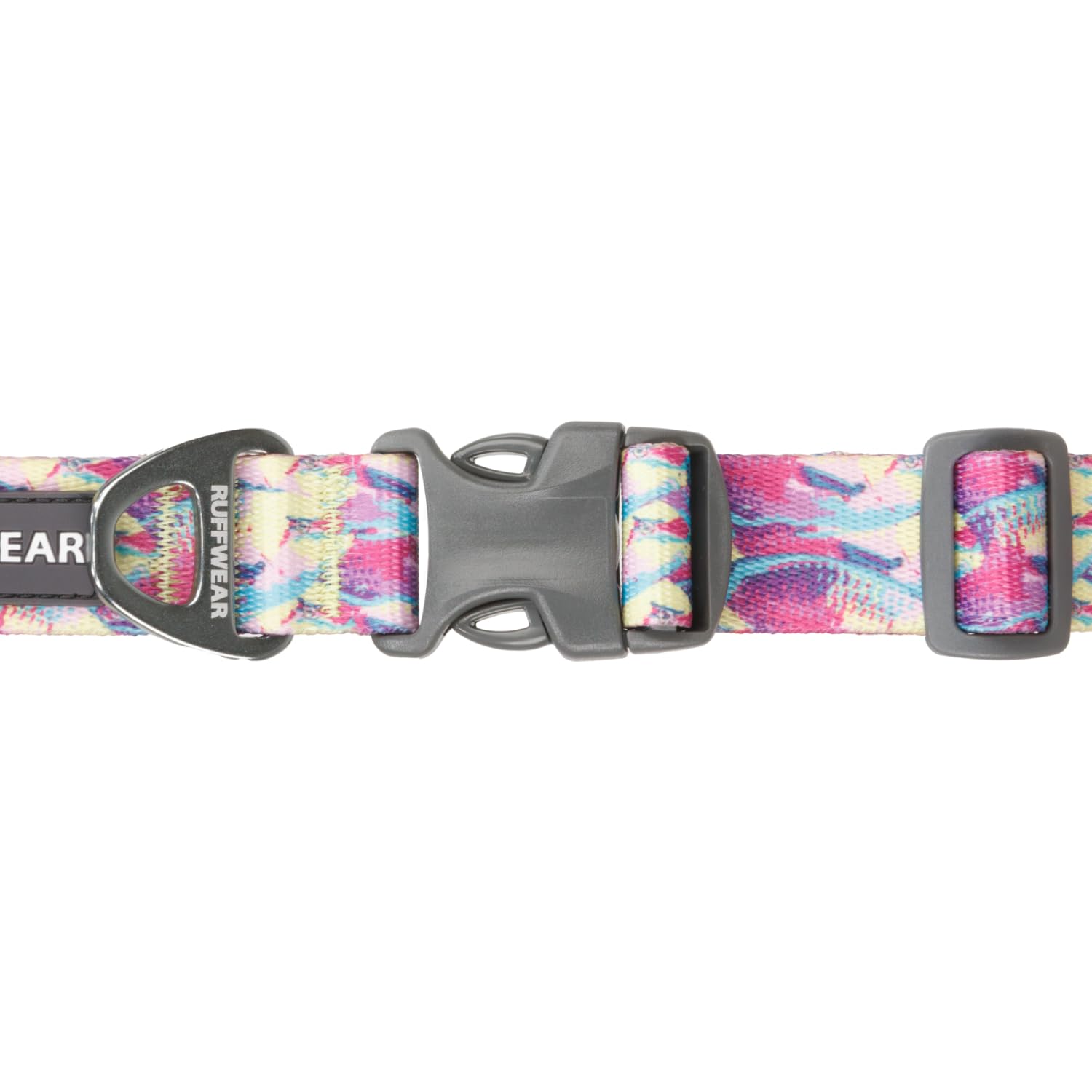 Ruffwear Collar para perro grande Front Range, cómodo y fuerte con hebilla lateral y correas para pasear al perro, tamaño L (51-66 cm), pez de arrecife