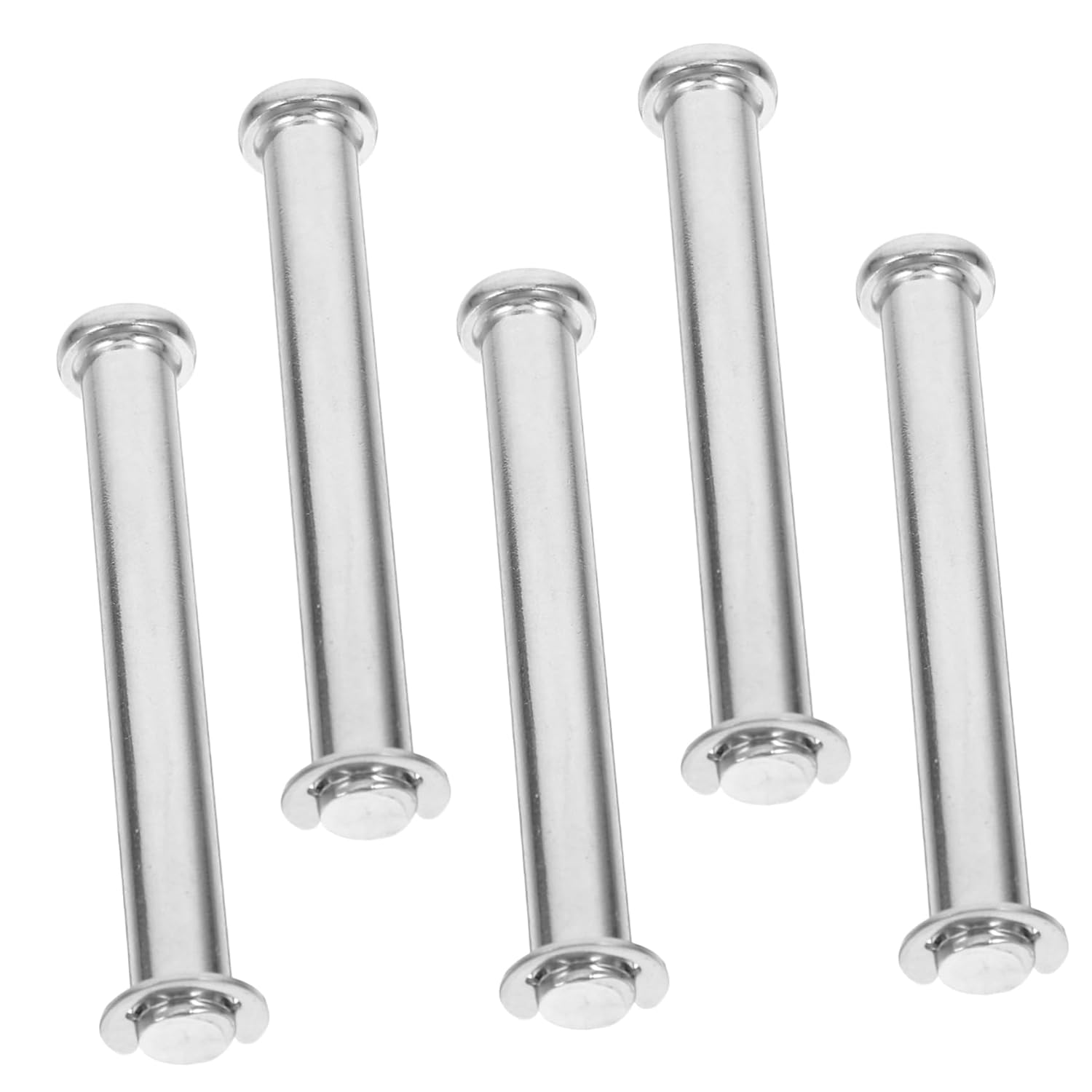 Cabilock 5pcs Stainless Steel Pallet Rack Accessories Drop Pin Safety Pin Flat Head Groove for Pallet Racking