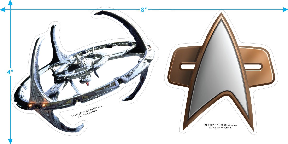 Amazon.com: Popfunk Star Trek Deep Space Nine and Delta Shield