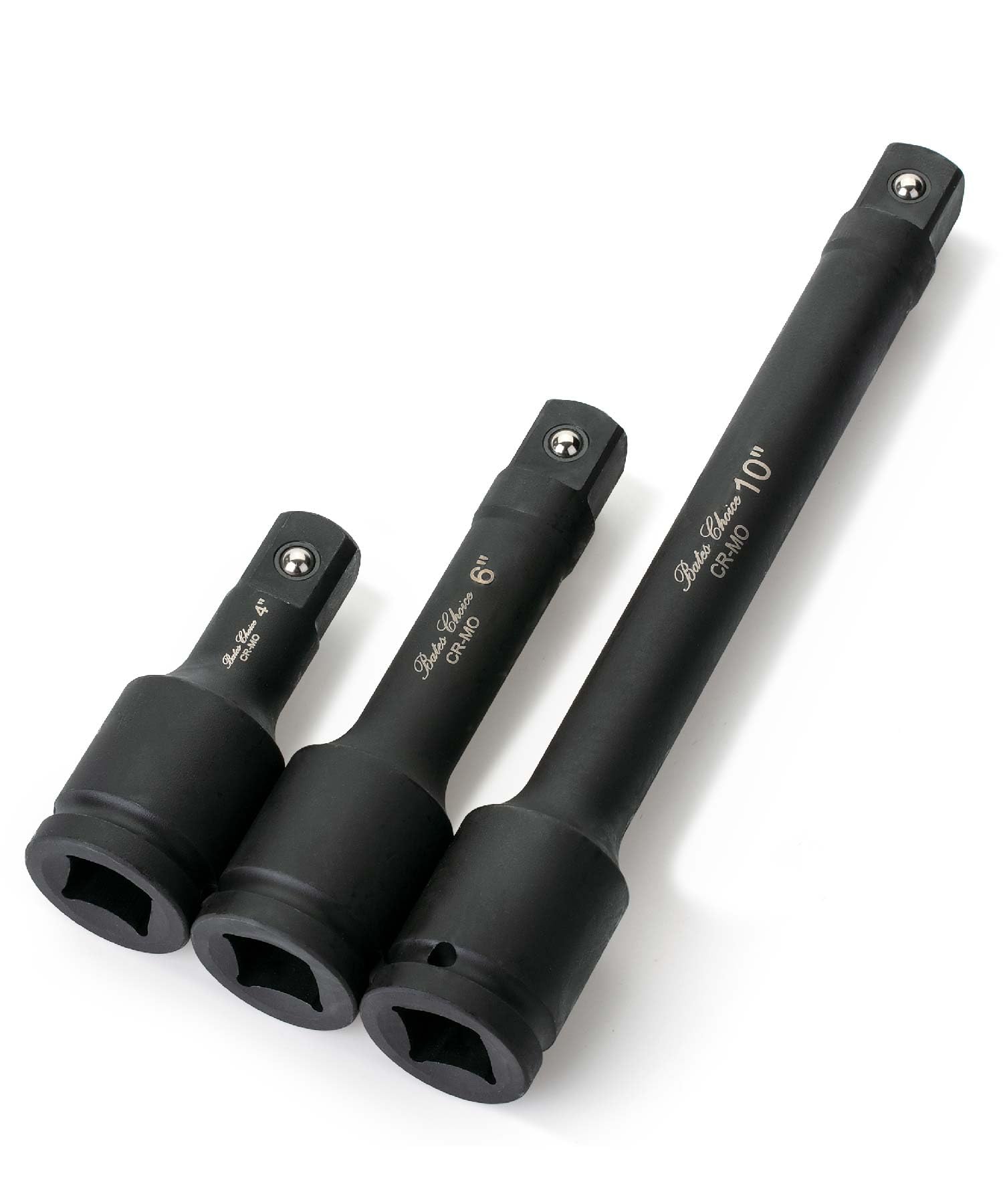 Bates- Drive Impact Extension Bar Set, 3/4" Drive, 3 pcs, 4", 6", 10", Ratchet Extension Bar