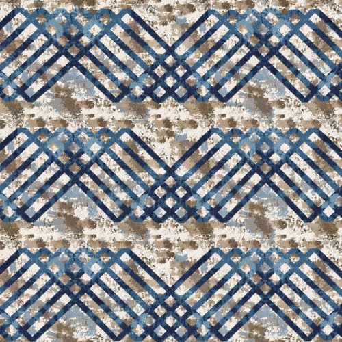 Image of VOMZER Elastic Fitted Warm Flannel Bedsheet King Size Warm Velvet Bedsheet for Winter Double Bed | 2 Pillow Covers, Size - 72 x 78 x 8 Inches (Geometric Print)