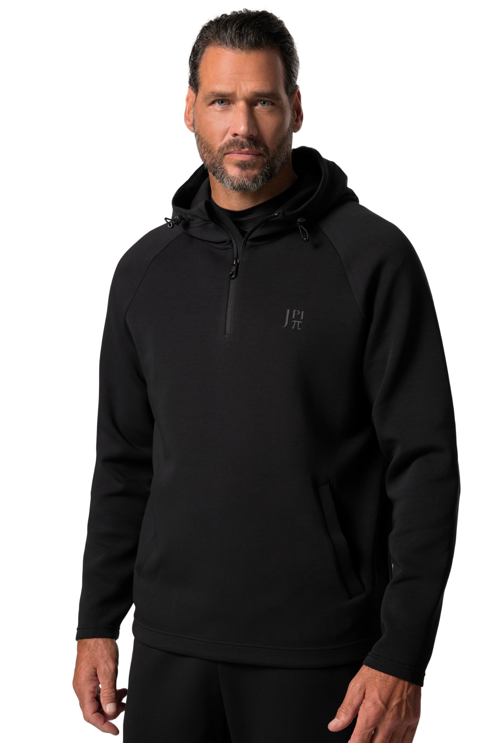 JP 1880 Sweat-Troyer, Fitness, Kapuze, Zippkragen 828739