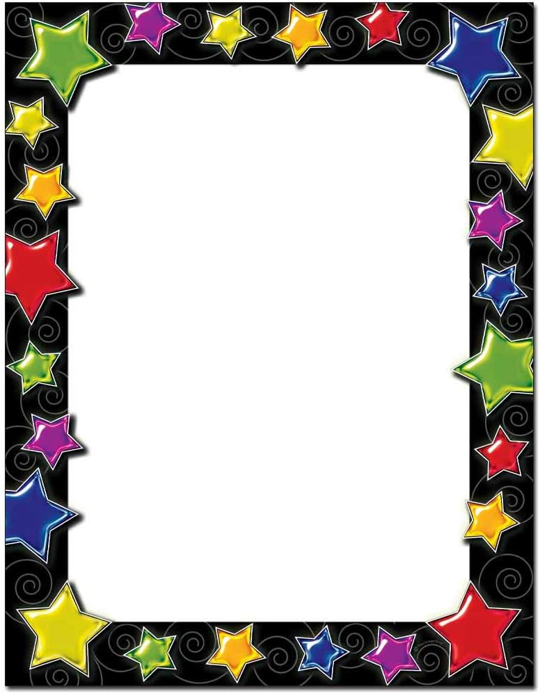 Gel Stars Letterhead Laser & Inkjet Printer Paper (25 Pack)