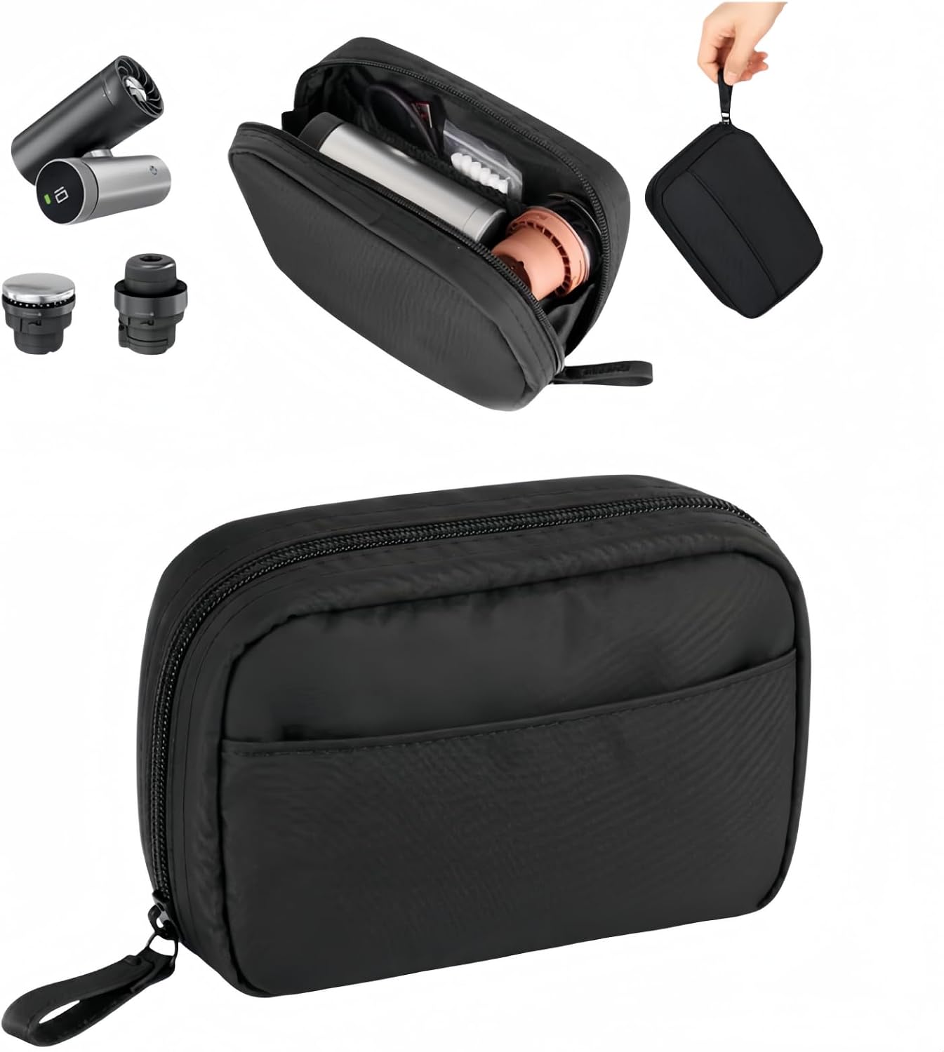 Portable Storage Carry Bag, Compatible with ChillPill FA02X Series Cooling Fan, Protective Pouch, Travel Storage Organizer Case for Outdoor & Daily Carrying