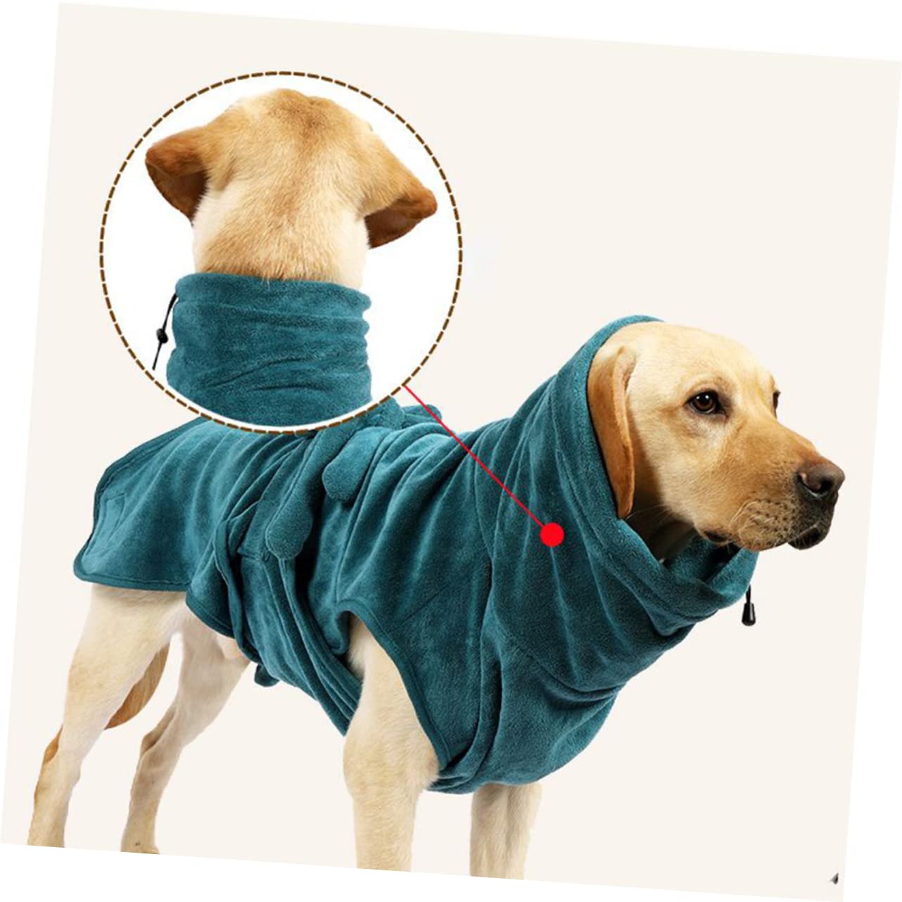 Peignoir pour Chien de Compagnie Peignoir en Peluche Ultra Doux Pyjama pour Chien à séchage Rapide Peignoir Lavable pour Chiens