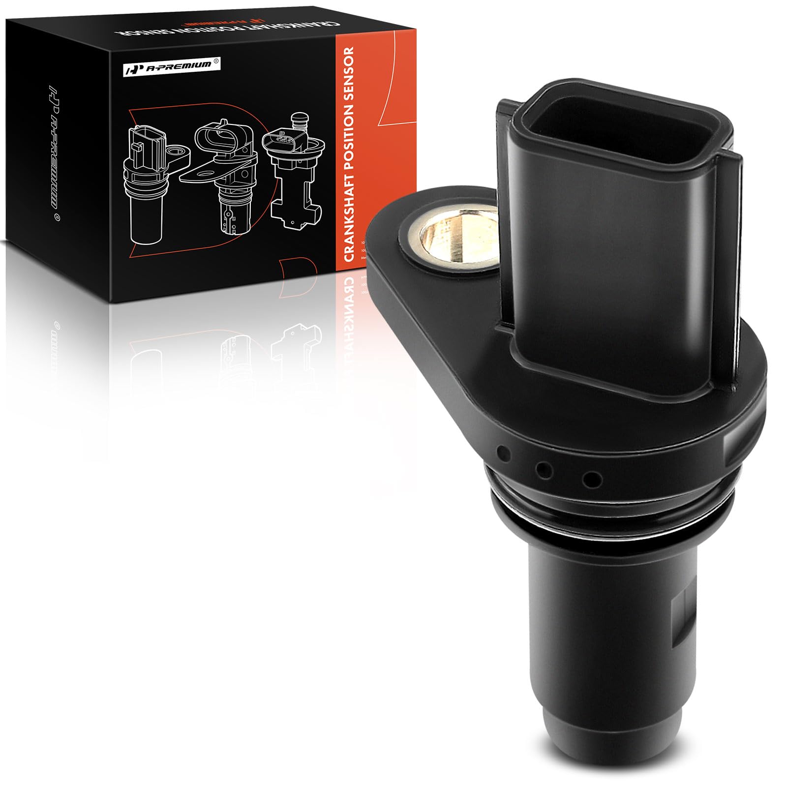 A-Premium Crankshaft Position Sensor Compatible with Nissan Cube March NV200 Tiida Sentra 2007-2012 Versa 2007-2019 DOHC Petrol