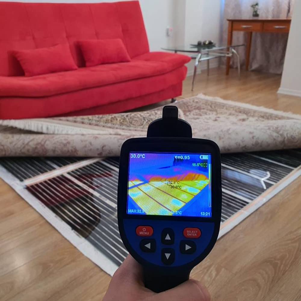 Imageur Thermique Infrarouge, XEAST XE-33 Résolution 320x240 IR Caméra D'Imagerie Thermique avec Écran Couleur de 3.5", Plage de Température de -20~300°C, Sensibilité de 0.15 °C, Batterie Incluse