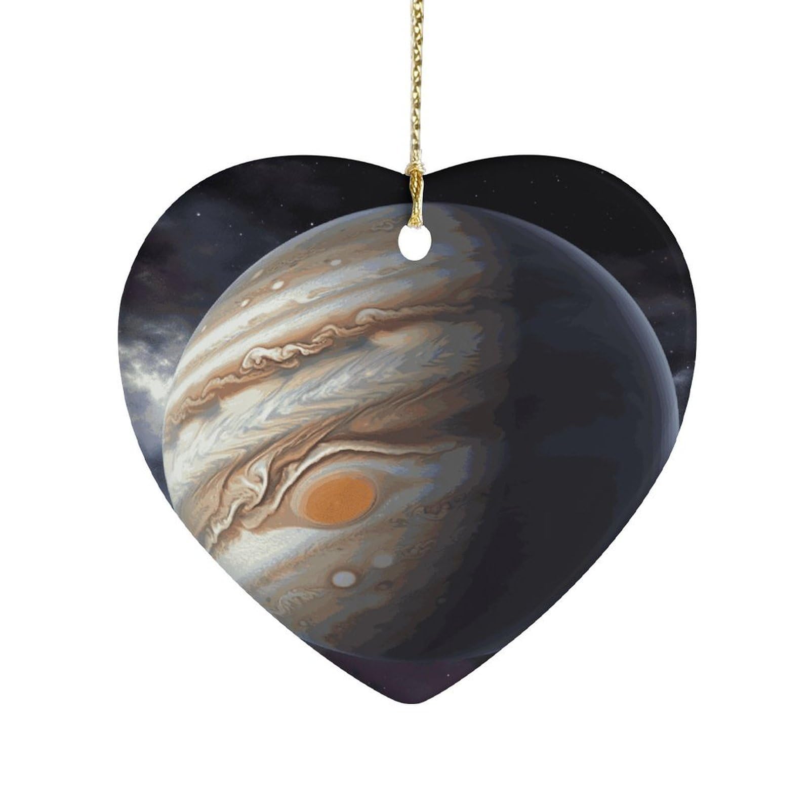 Fekiloot Style Jupiter Landscape Ceramic Ornament Home Decor Keepsake