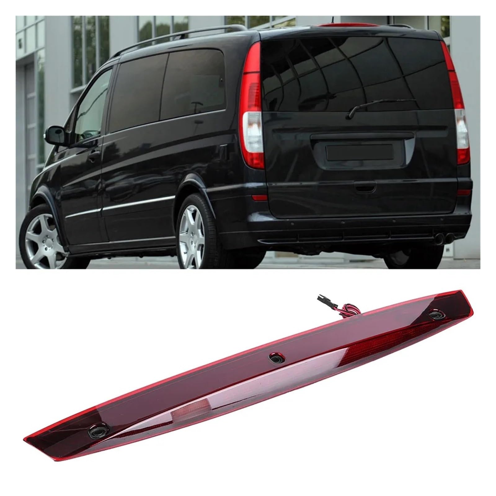 Luce Stop Centrale Alta Auto Alta Luce Freno Montaggio Lampada Arresto per Benz W639 per Vito per Viano A6398200056 3rd Tercera Luz