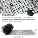 Hugeleaf 12 Feet scat mat for Cats, Training Plastic Cat Scat Mat with Spikes Keep Pets Off, Cat Spike Mat for Indoor and Outdoor