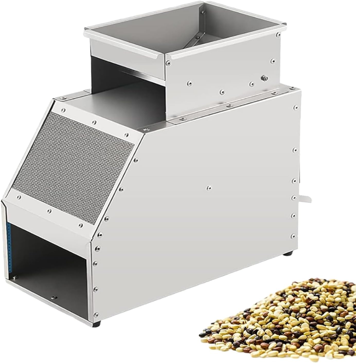 Vogelfutter-schalenspalter, Getreidesiebmaschine Mit Geschwindigkeitsregler Und Verstellbarer Prallplatte, Vibrationsausblendung, Geeignet Für Körner Mit Einem Durchmesser Von Weniger Als 1 cm