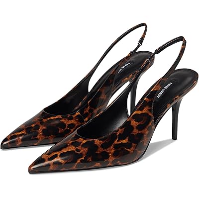 Nine West Palomma leopard patent
