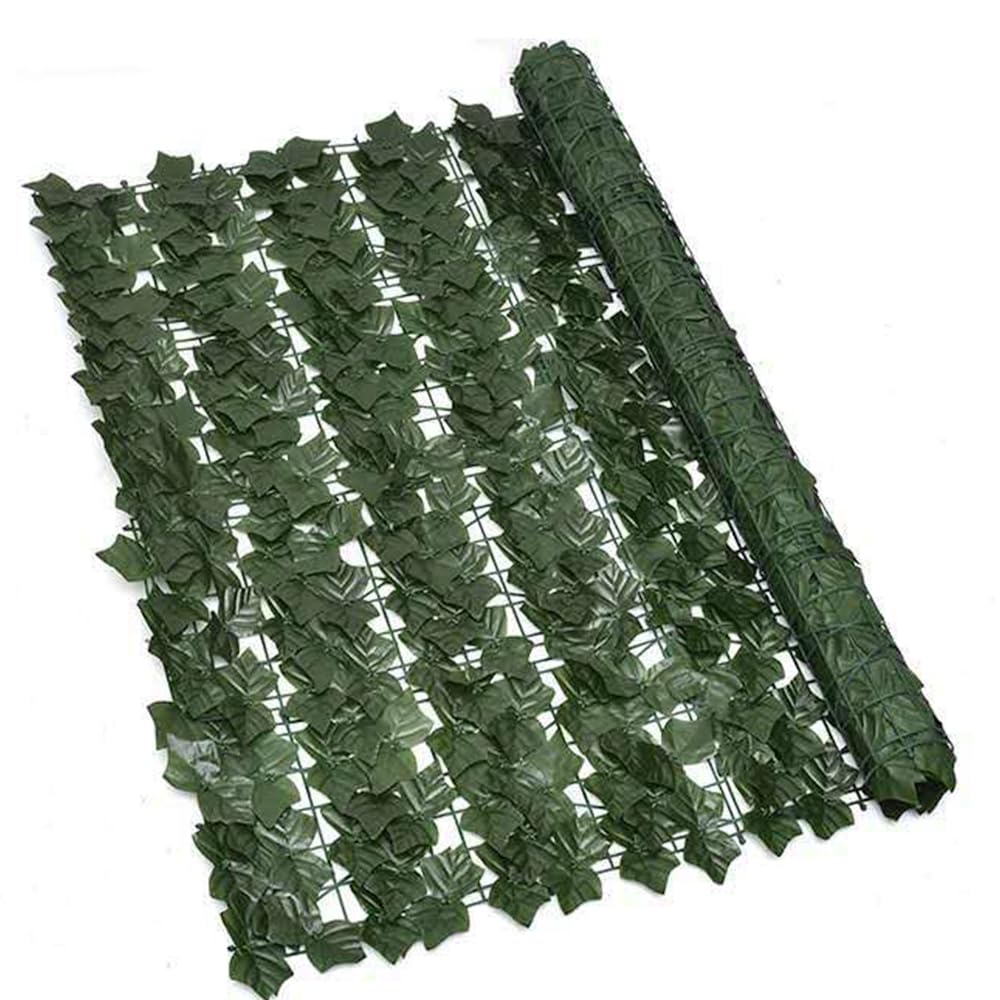 Easylife Privacy Fence with Faux Ivy (Light Green) Weather-Resistant Garden Screening with Realistic Fake Ivy Foliage, Easy to Install Privacy Fence Screening L3m x W1m - Fully Guaranteed
