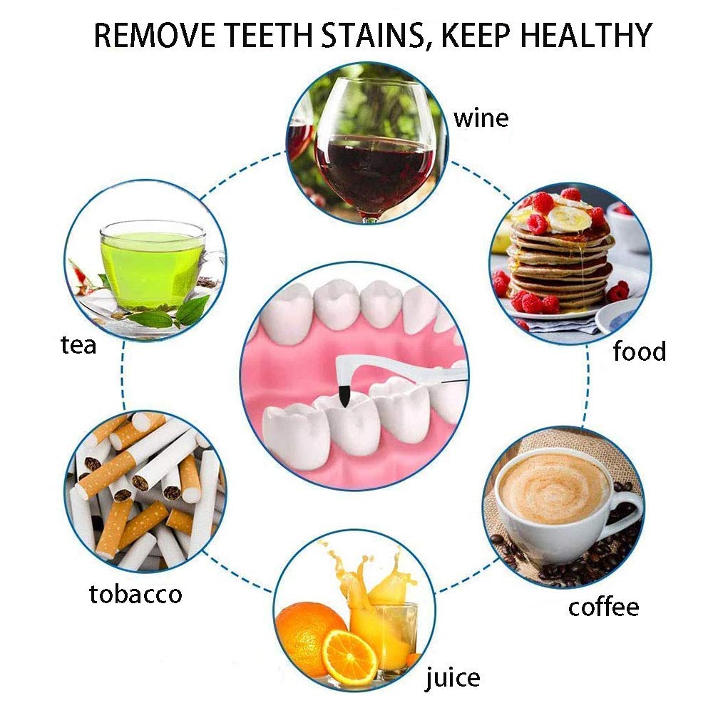 Borrador de manchas de dientes, pulido de dientes, removedor de manchas de dientes, limpieza de dientes, blanqueamiento de dientes, herramienta de cuidado de la higiene bucal para dientes, color