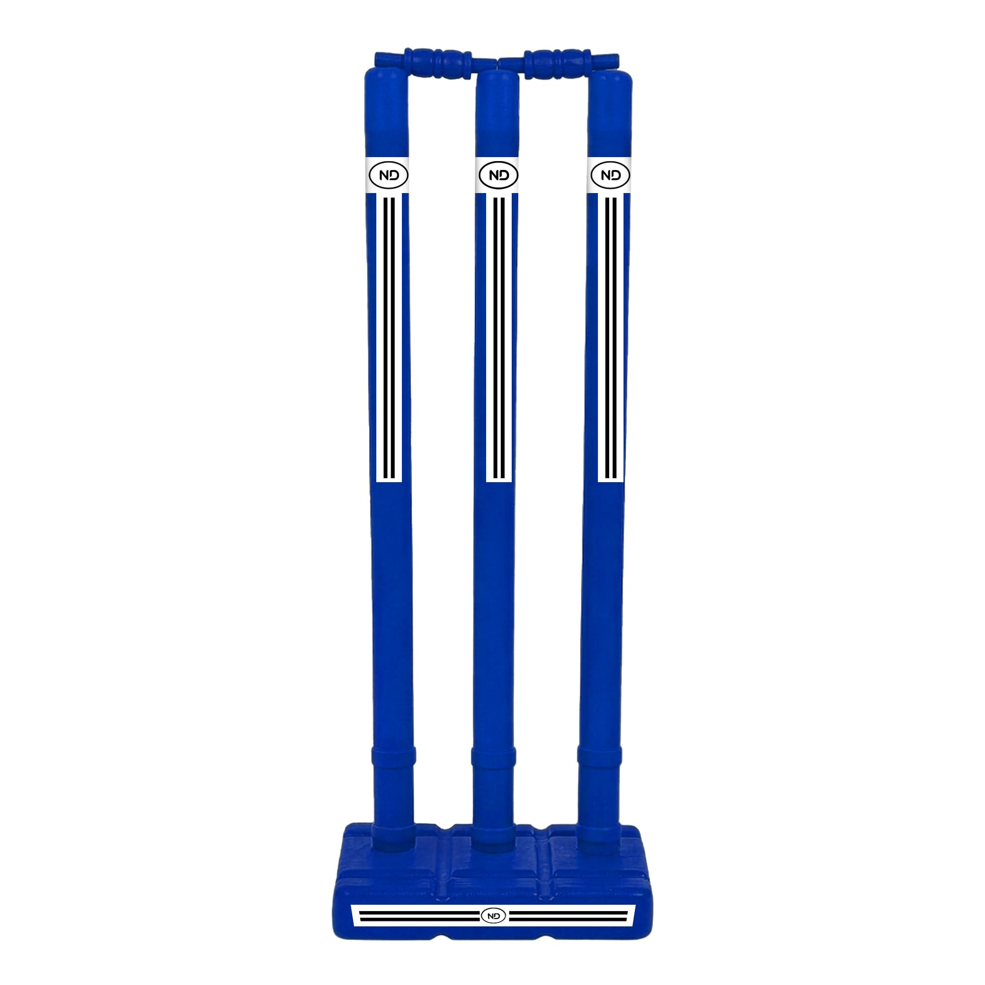 ND Sports Wicket Stumps with Bail – Durable, Lightweight & Portable Cricket Set for All Surfaces | Indoor & Outdoor Use | Includes Mesh Carry Bag — image 1