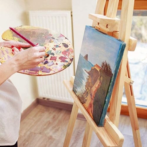 Miniatura 3 de Lienzo de algodón blanco para artes de 17.7 x 158 pulgadas, lienzo de algodón imprimado, rollo de lienzo blanco para óleo y pintura acrílica,