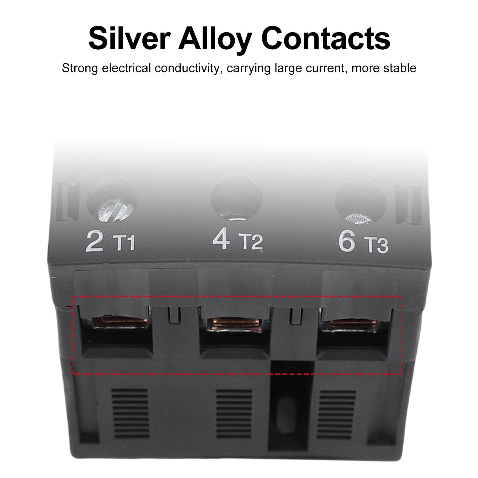 Disyuntor de Motor Preciso Protector de Sobrecarga Confiable para Motores Eléctricos 40-63A, Fácil de Instalar para Diversas Aplicaciones de Motor en Montaje en Riel de 35 Mm