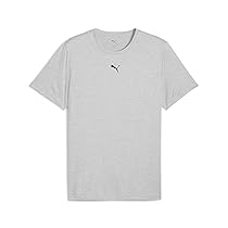 PUMA M Tad Essentials Heather Cat Tee (CF Small Cat) Tee (Confezione da 1)