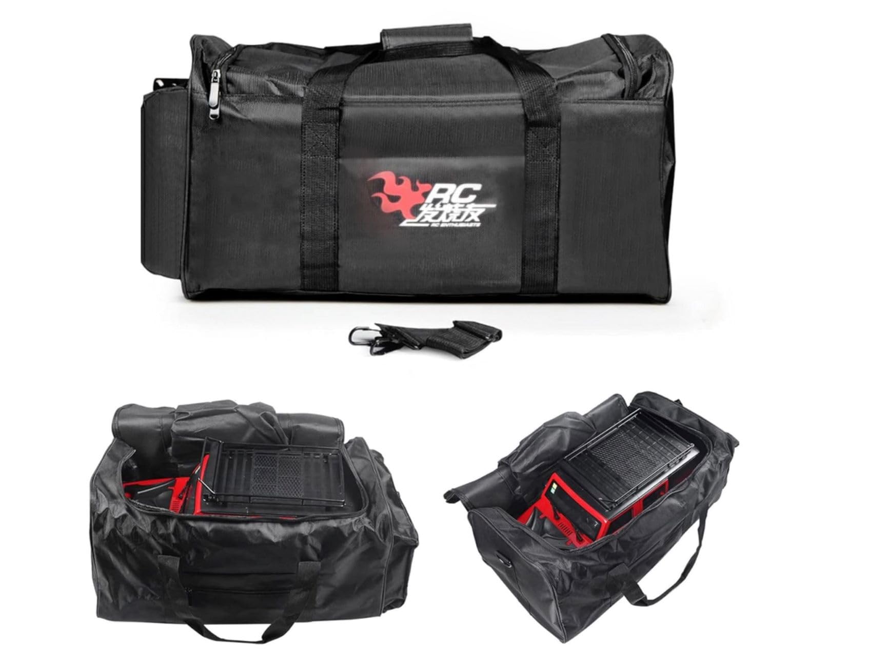 Clxdq-718 Duffel Bag Waterproof Storage Bag for 1/10 RC Crawler Drift Cars Sports Car Axial SCX10 90046 D90 TF2 MST Tamiya CC01 HSP 94123