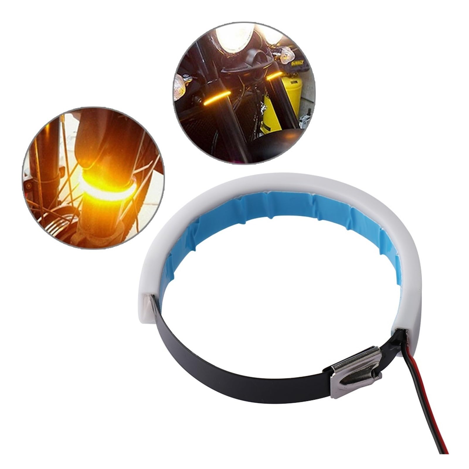 Striscia LED SMD Con Indicatore Di Direzione A Forcella Dall'aspetto Pulito Per Accessori Per Motociclette Luce Integrata Per Motocicletta Indicatoris delle parti