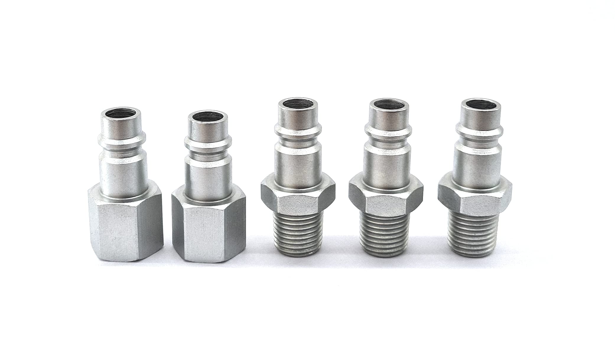 Euro Standard Air Line Hose Compressor Fittings Connector Male Quick Release 5 Pack 1/4" BSP