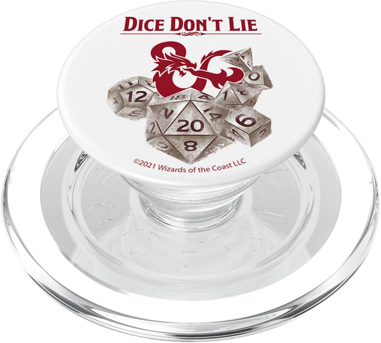 Dungeons & Dragons Dice Don't Lie PopSockets MagSafe PopGrip for iPhone