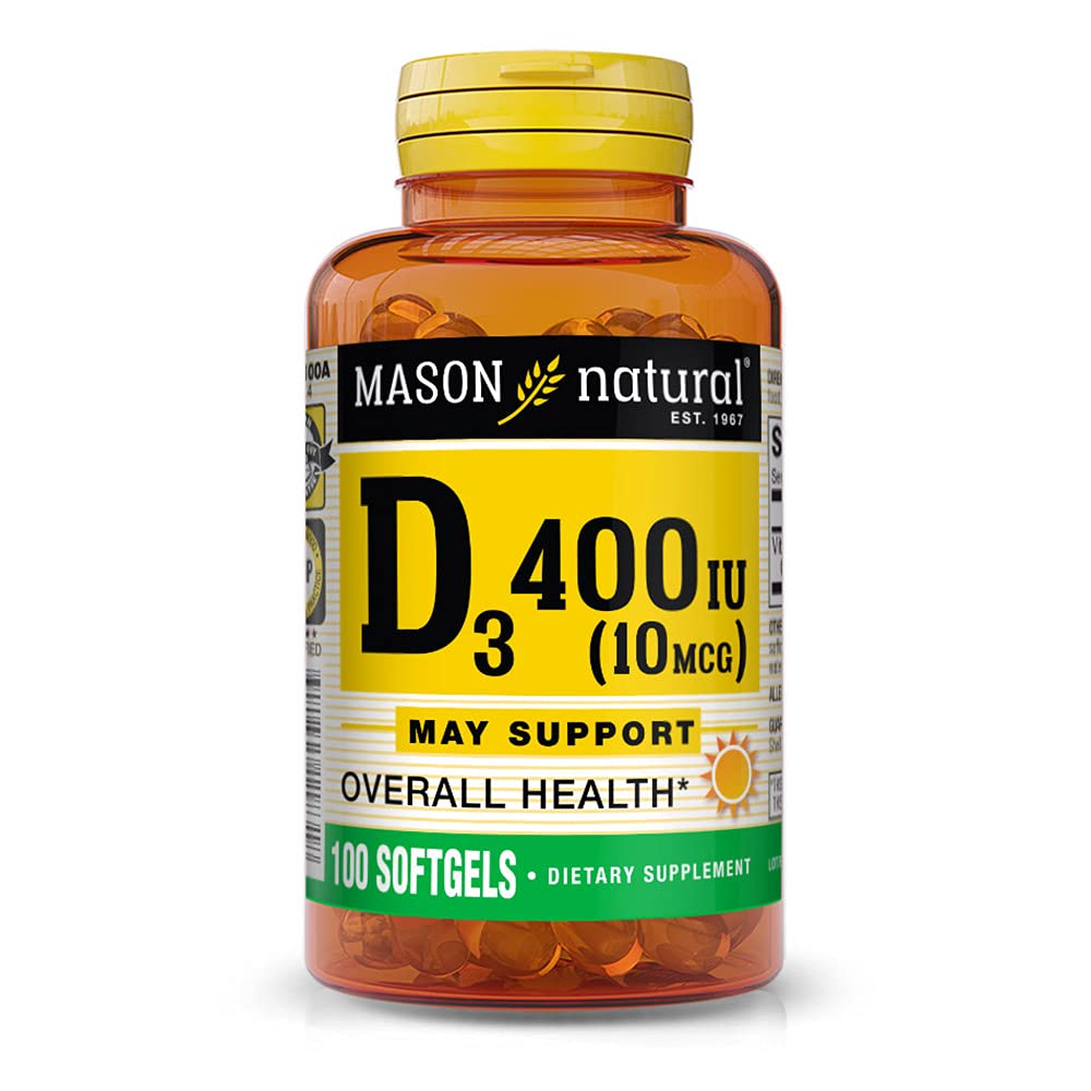 Mason Natural D 400 IU - 100 Softgels