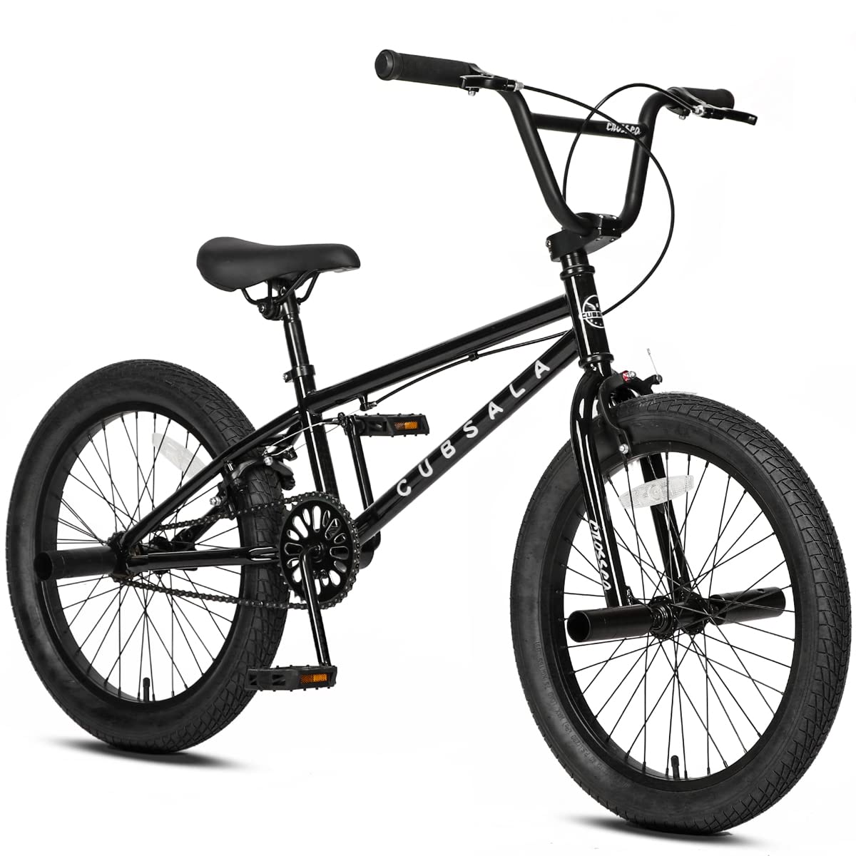 Photo 1 of **PARTS** **MISSING HARDWARE + MISC. PIECES** cubsala Crossea Freestyle BMX Bicycle Black 20''