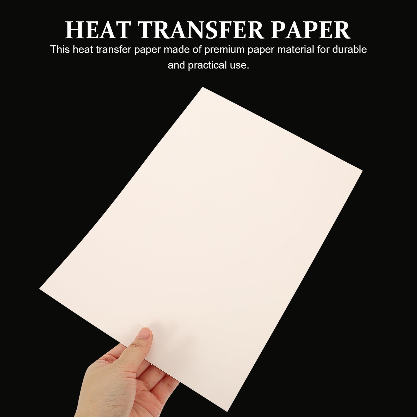 Papier transfert sublimation beige 100 feuilles en papier, transfert photos pour aluminium et métal, personnaliser sacs et tissus, impression rapide textile
