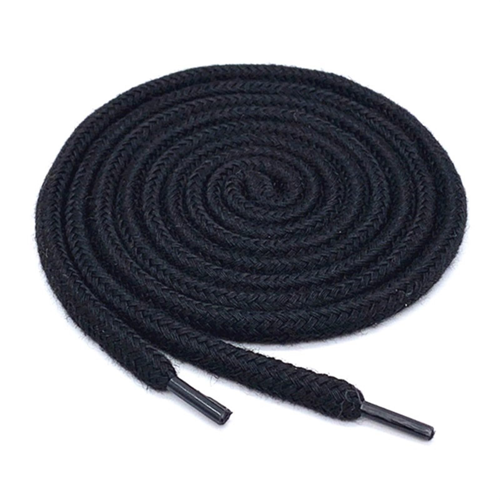 Replacement Drawstrings Sweatpants Drawstring Strap Polyester Waistband Plastic Head Rope Hoodies Thread Shoes Band DIY Sewing Supplies Accessories Drawstring Replacement Cord(Black)
