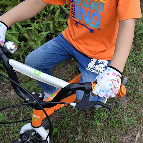 Boan Sports 2KIDS-GLOVES-201912 Kids Half Finger Gymnastics Gloves For Age 1-9 Boys Girls Climbing Biking Good Grip Control Gloves thumb #6