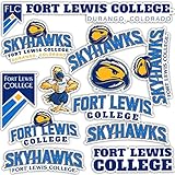 Desert Cactus Fort Lewis College Sticker Skyhawks FLC Vinyl Decals Laptop Water Bottle Car Scrapbook Sheet T2 (Type 2)