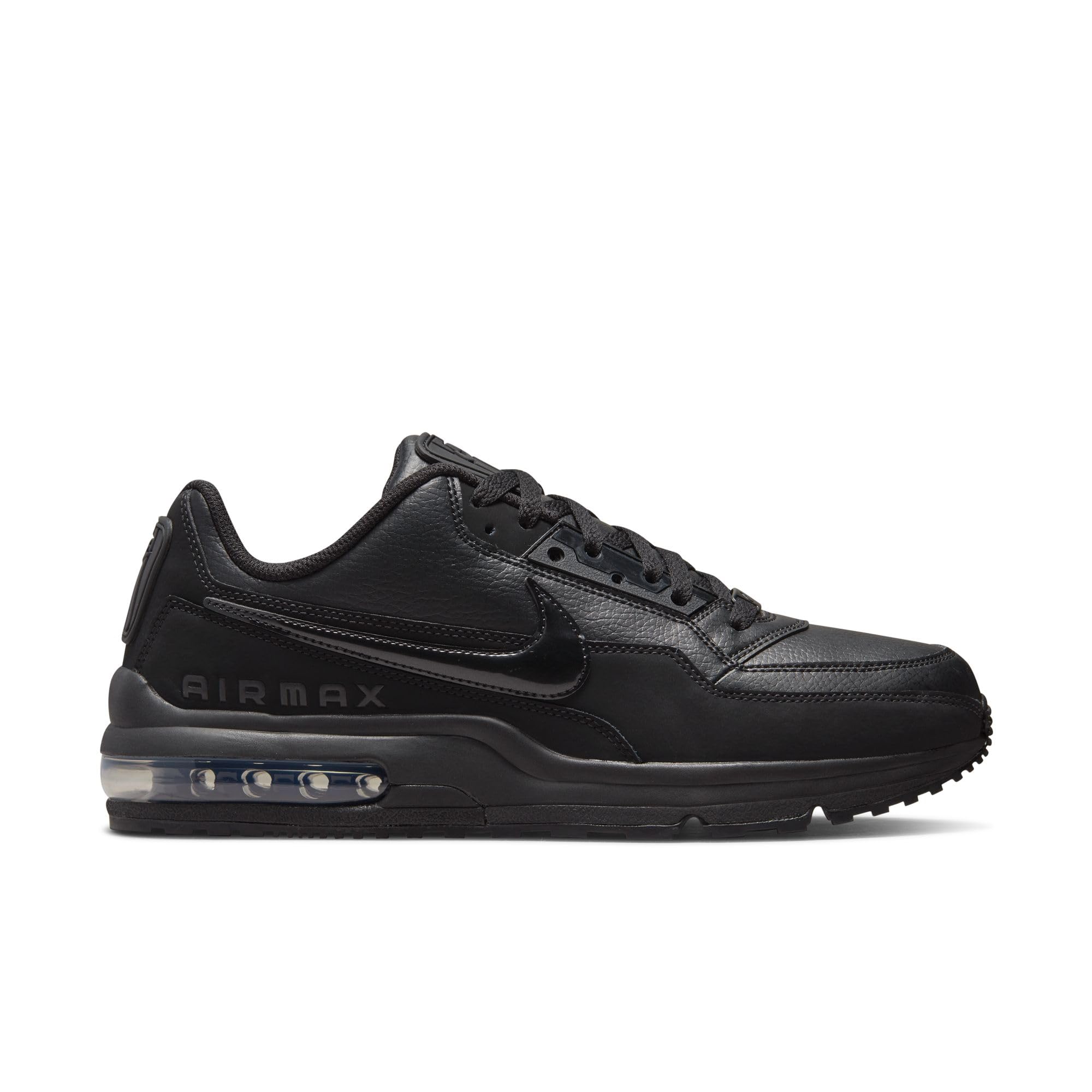 NIKE Herren Sport Freizeit Leder Schuhe Sneaker AIR MAX LTD 3 687977 020 Schwarz, Größe:45 EU, Farbe:020 Black/Schwarz