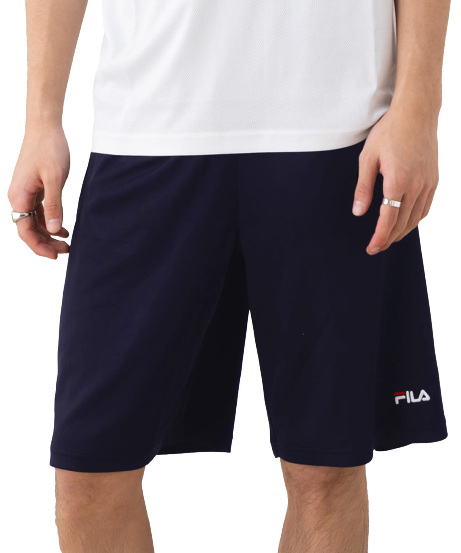 Amazon | DRY ハーフパンツ メンズ 速乾 メッシュパンツ ネイビーM