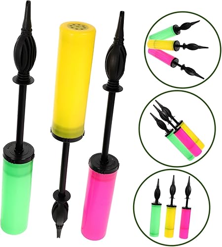 Miniatura 6 de Bomba de mano 3 piezas Bomba de globo Bomba de neumático portátil de mano Bomba de globo de mano Inflador de globo Inflador de globo Mini inflador