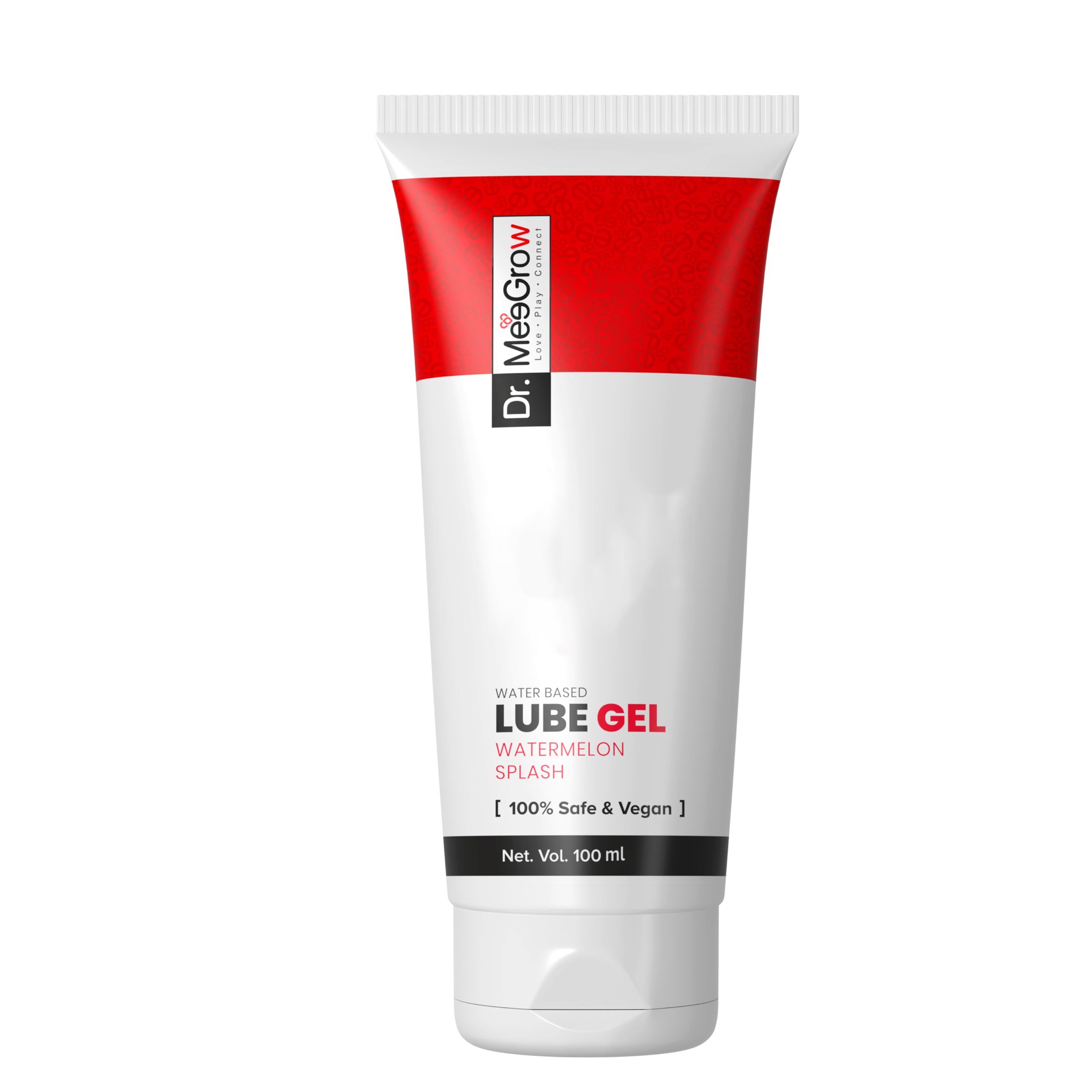 Dr.MeeGrow Water-Based Watermelon Splash Flavored Personal Lube Gel – Edible, Long-Lasting, Non-Sticky Lubricant for Men & Women – Body-Safe Intimate Gel for Smooth Comfort – 100ml