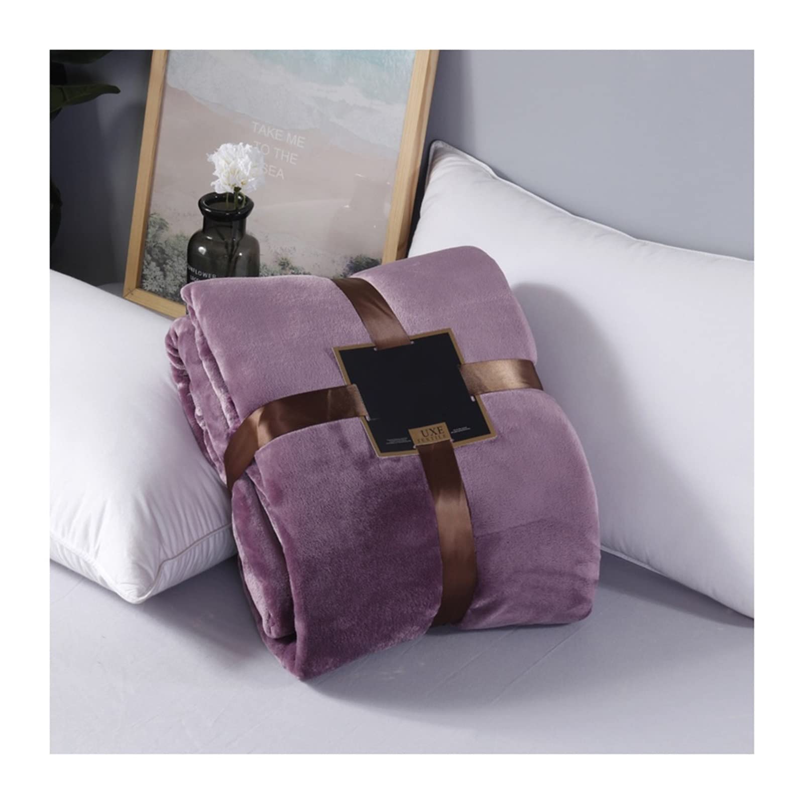 Blanket Warm Winter Warm Plush Thermal Blanket 180cmX200cm Soft Warm Plaid  Fleece Bed Blanket Camping blankets (Color : PURPLE, Size : 120x200cm) :  Amazon.co.uk: Home u0026 Kitchen