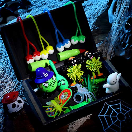 Amosfun-70pcs-Halloween-Party-Favors-for-Kids-Halloween-Toys-Assortment-for-Halloween-Trick-or-Treat-Carnival-Prizes-School-Classroom-Rewards-Halloween-Miniatures