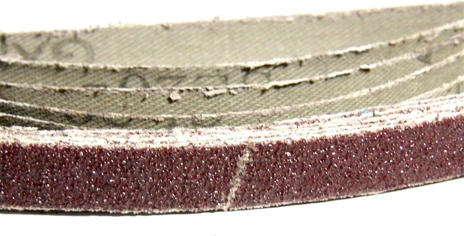 Schleifbänder, Schleifpapierbänder, 50 Stück, 10 x 330 mm, Schleifband, 3/8 x 13 Zoll, Bandschleifer, Schleifpapier, Schleifpapier, Holzbearbeitungswerkzeuge, Zubehör for Holzbearbeitung (Grö