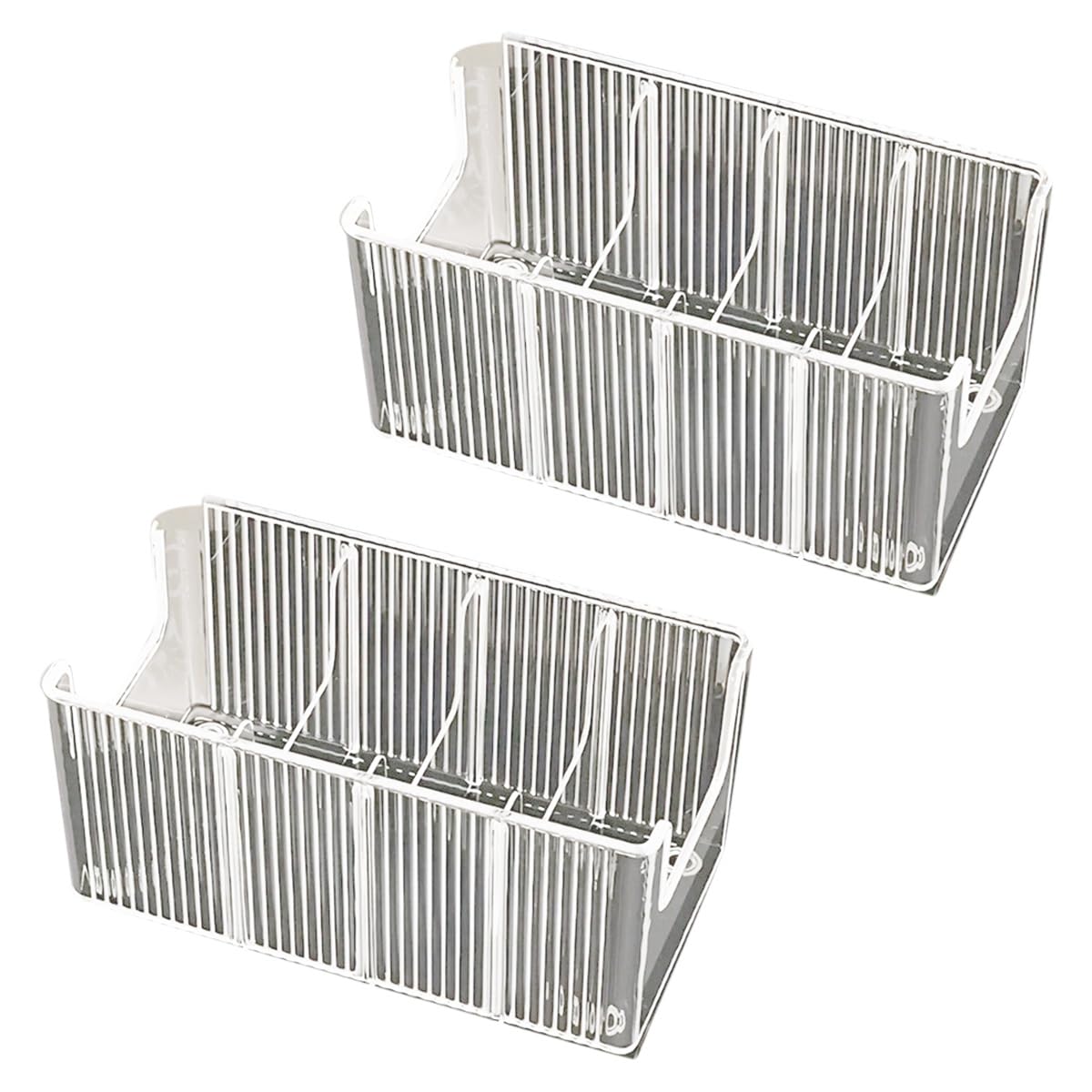 UDSKNV[KSL Mens Belt and Accessories Household Compartment OrganizerTransparent Desktop Storage Case Tie Display Rack