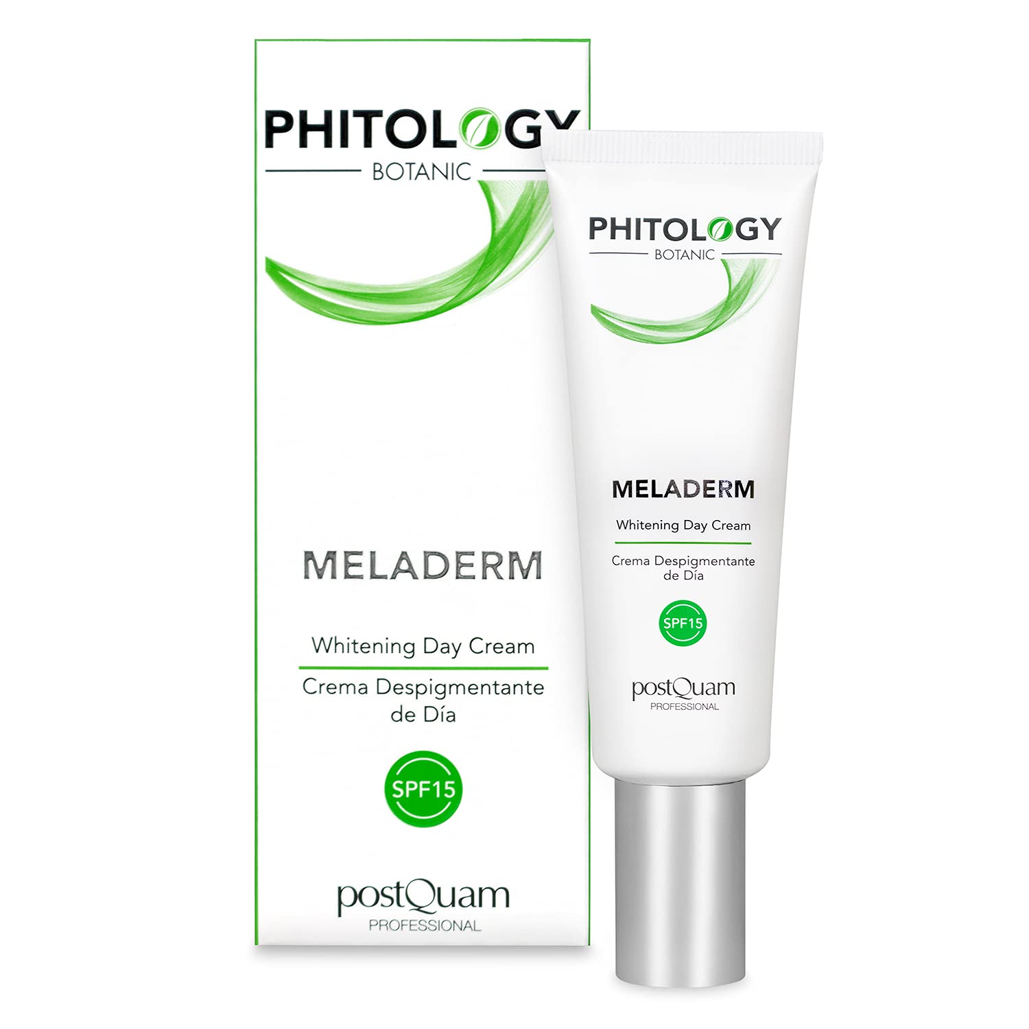 Postquam - Phitology | Anti Flecken Gesichtspflege Set - Tages Feuchtigkeitsgesichtscreme + Depigmentierende Nachtcreme + Anti Falten Serum + Peeling